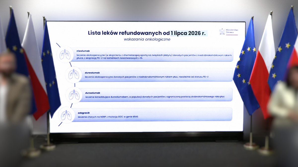 Prezentacja podczas wideokonferencji prasowej dot. nowej listy refundacyjnej 2026